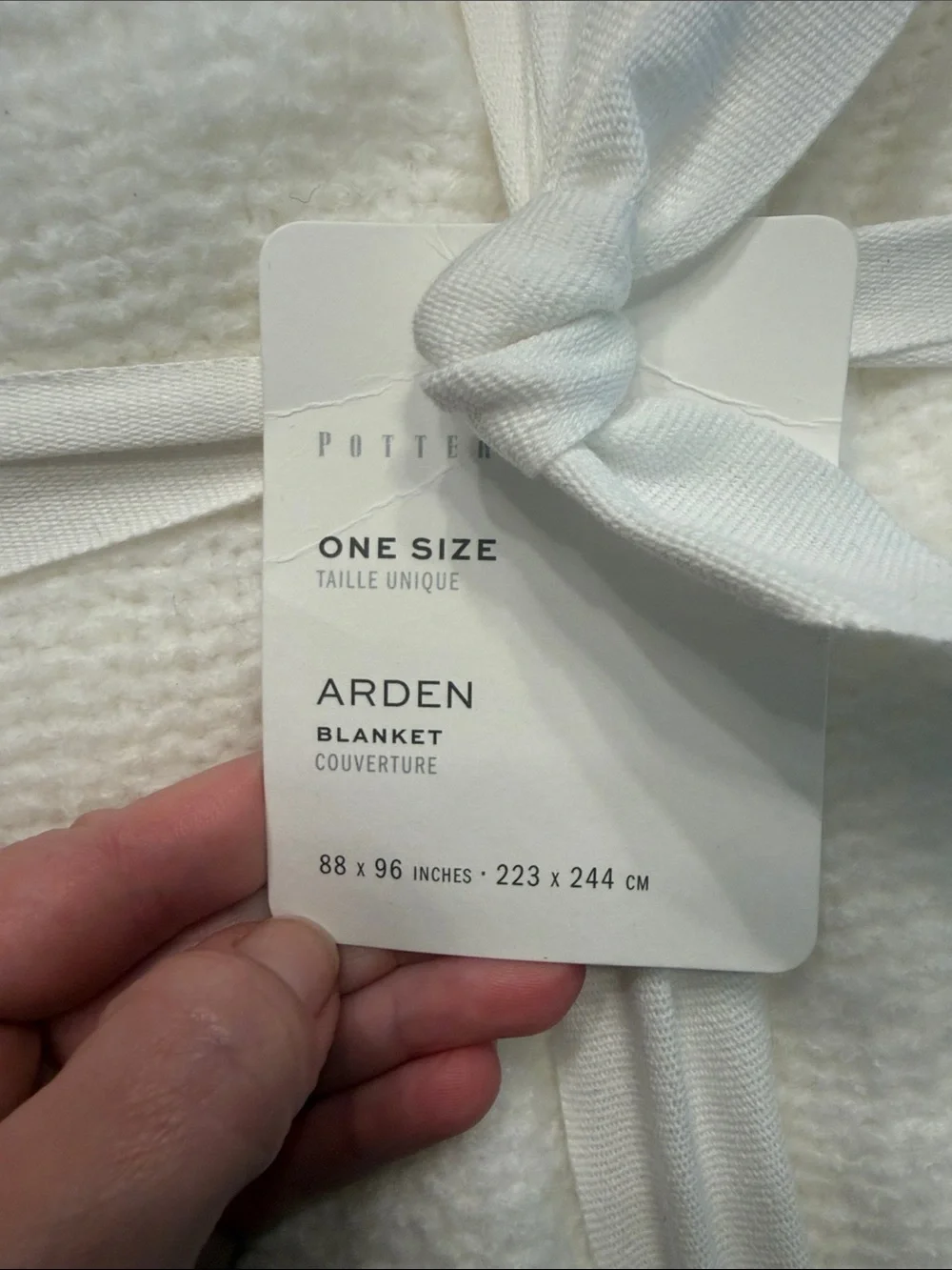 NWT Pottery Barn Arden Blanket